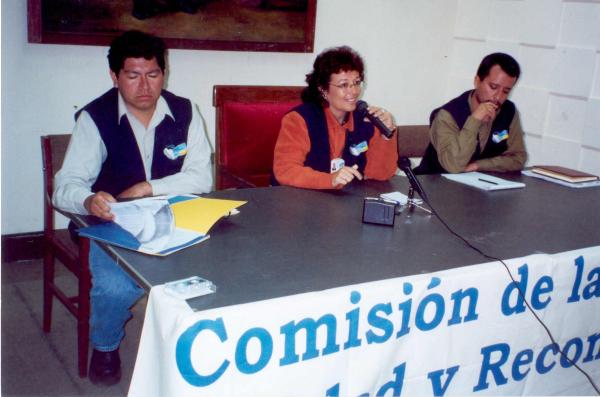 Conferencia de presentación de Comisión de la Verdad y Reconciliación - Cusco