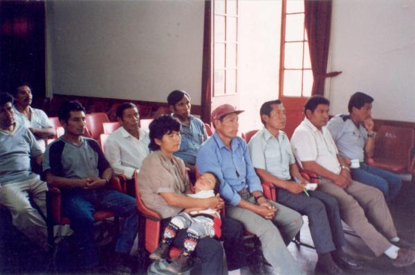 Presentación de miembros de la Comisión de la Verdad y Reconciliación en Quillabamba