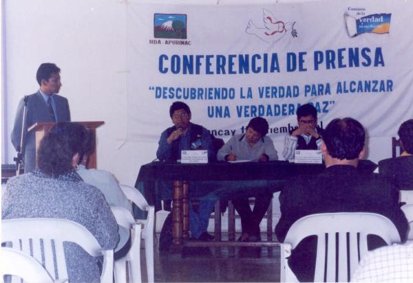 Conferencia de prensa "Descubriendo la verdad para alcanzar una verdadera paz" - Abancay