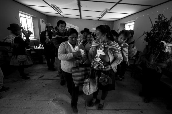 Entrega de los restos de las víctimas de la Masacre de Aranhuay