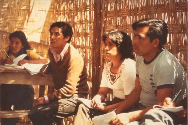Asentamiento humano José Carlos Mariátegui recién fundando en San Juan de Lurigancho
