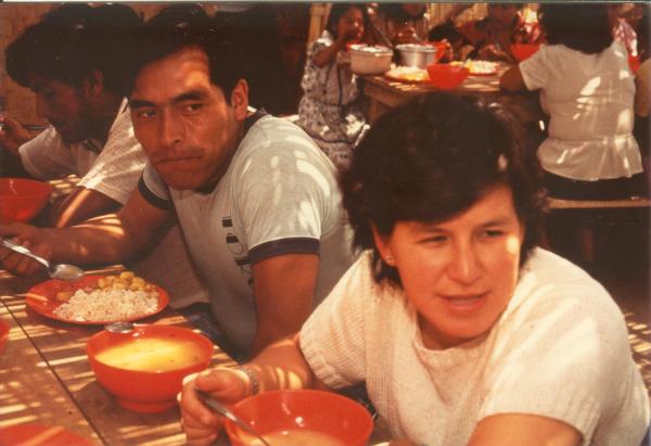 Asentamiento humano José Carlos Mariátegui recién fundando en San Juan de Lurigancho