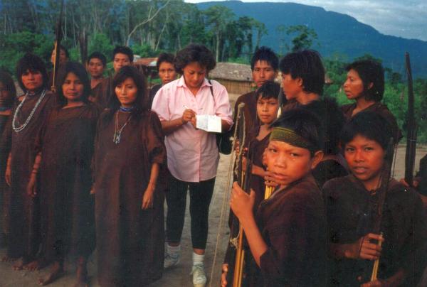 Desplazamiento de la población asháninka