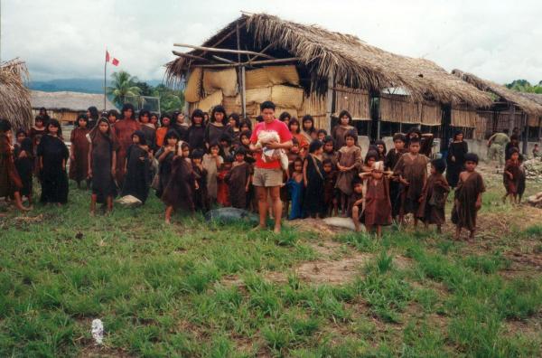 Desplazamiento de la población asháninka