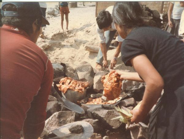 Actividades organizadas por los desplazados en Huaycán