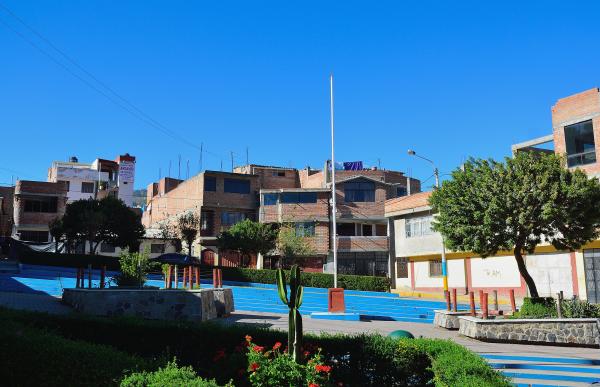4. Placa y parque de la Paz de Huaraz