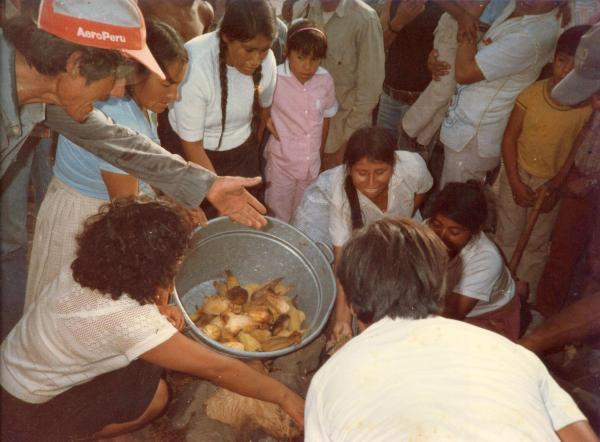 Actividades organizadas por los desplazados en Huaycán