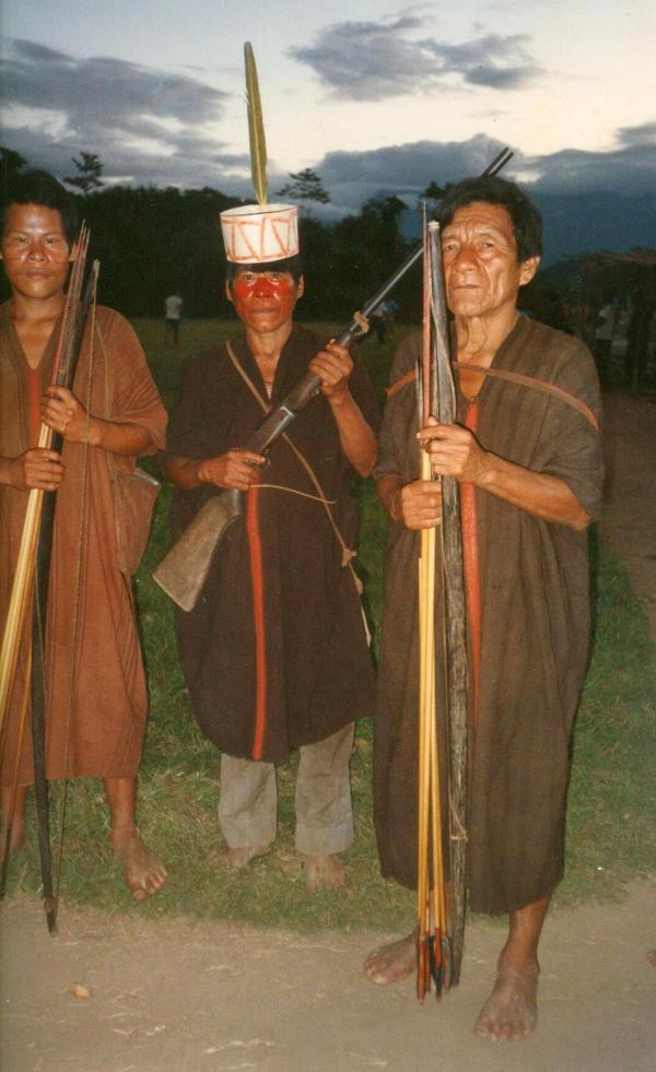 Actividades cotidianas de la población asháninka desplazada