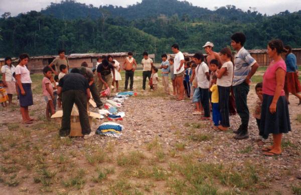 Donaciones son recibidas por la comunidad asháninka