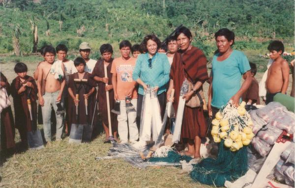 Donaciones son recibidas por la comunidad asháninka