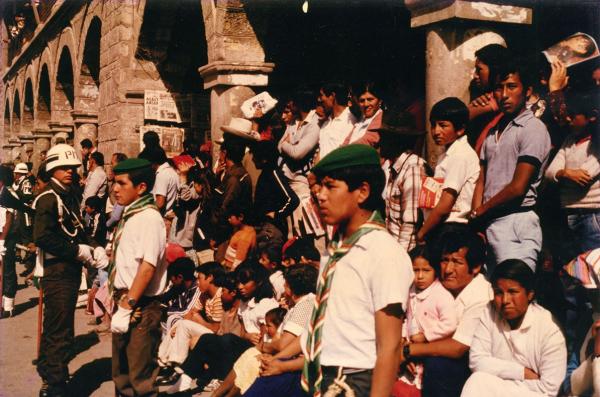 Marcha cívica en Ayacucho