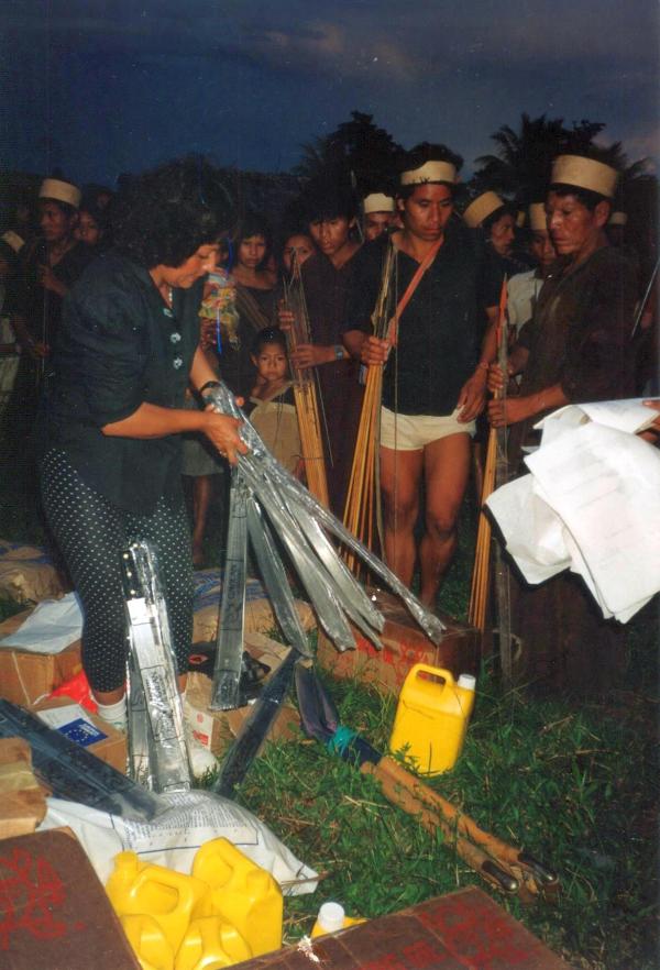 Donaciones son recibidas por la comunidad asháninka