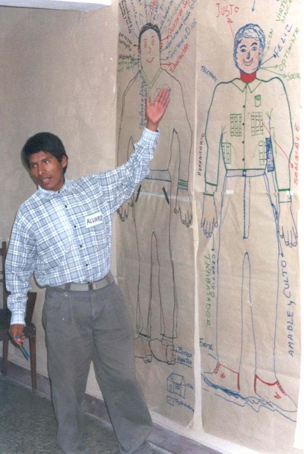 Taller con la Asociación de Familiares y Amigos de Priosiones Políticos y Desaparecidos del Sur - Puno