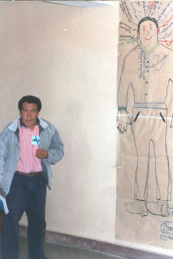 Taller con la Asociación de Familiares y Amigos de Priosiones Políticos y Desaparecidos del Sur - Puno