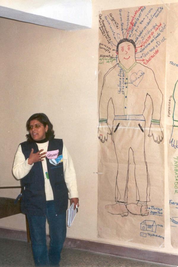 Taller con la Asociación de Familiares y Amigos de Priosiones Políticos y Desaparecidos del Sur - Puno