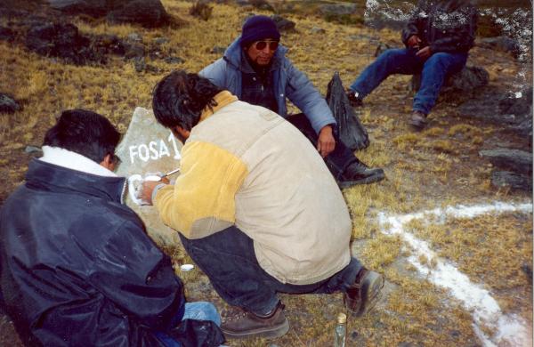 Localización de la fosa Aricoma en la provincia de Carabaya - Puno