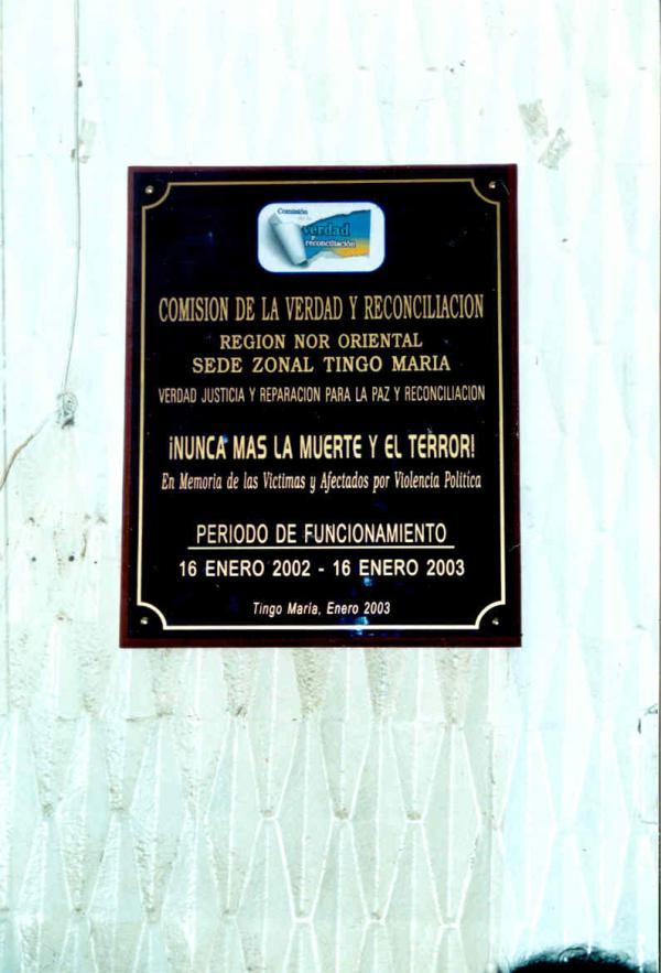 Cierre de la Oficina Zonal de Tingo María y Ceremonia de Izamiento de Bandera