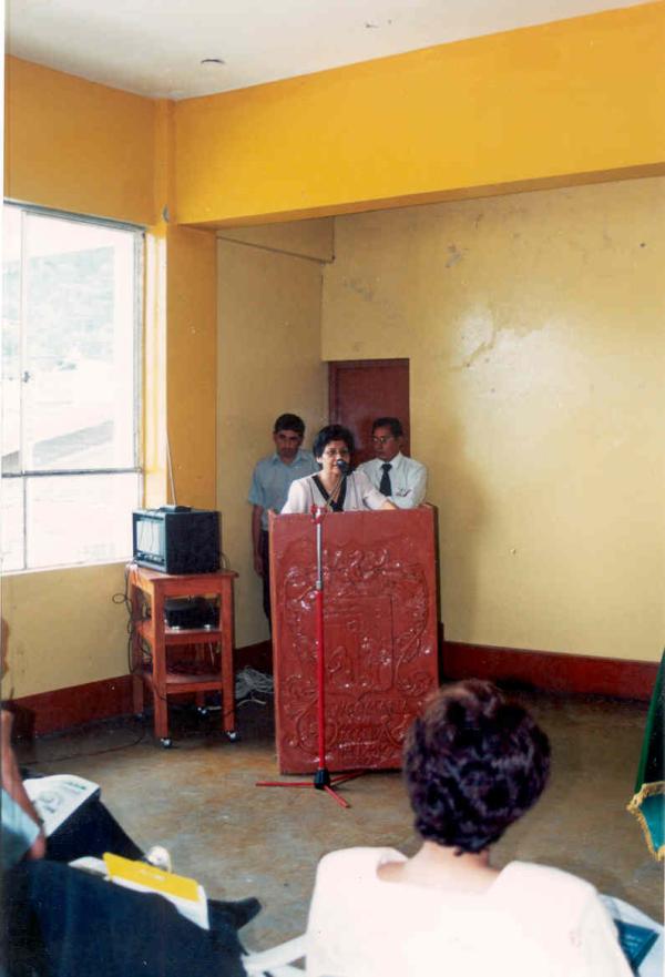 Cierre de la Oficina Zonal de Tingo María y Ceremonia de Izamiento de Bandera