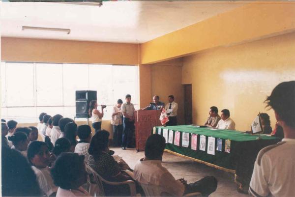 Cierre de la Oficina Zonal de Tingo María y Ceremonia de Izamiento de Bandera