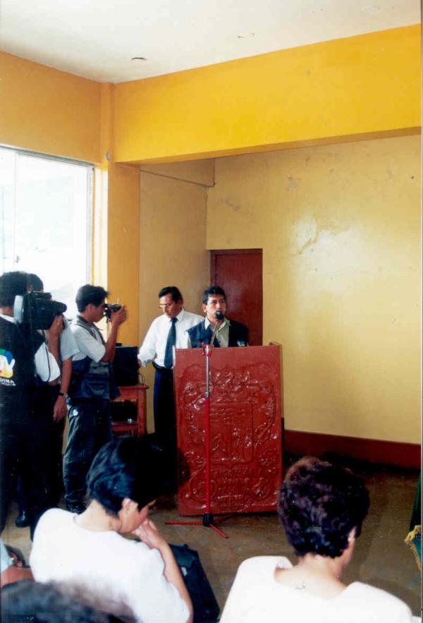 Cierre de la Oficina Zonal de Tingo María y Ceremonia de Izamiento de Bandera