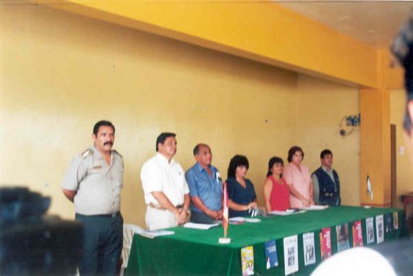 Cierre de la Oficina Zonal de Tingo María y Ceremonia de Izamiento de Bandera