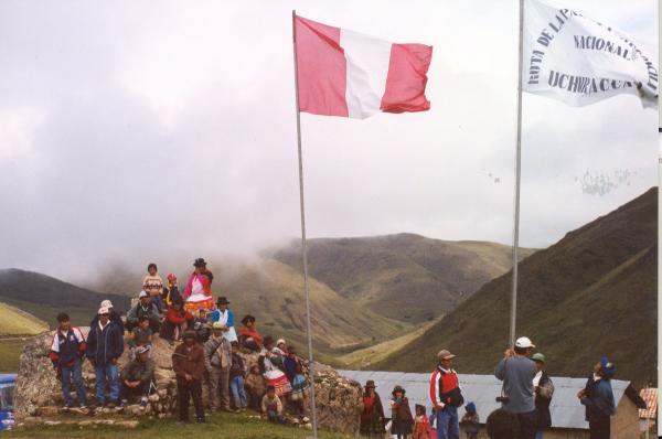 Ceremonia de conmemoración de los caídos en Uchuraccay