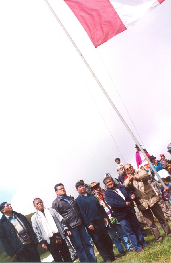 Ceremonia de conmemoración de los caídos en Uchuraccay