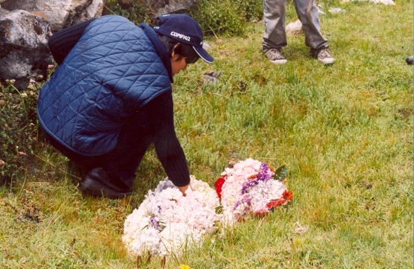 Ceremonia de conmemoración de los caídos en Uchuraccay