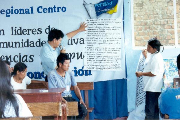 Taller de Reconciliación Con Comunidades Nativas de Satipo