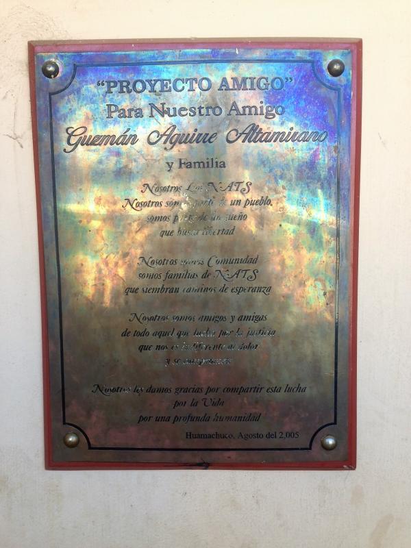 Casa de la Memoria - Proyecto Amigo, Huamachuco