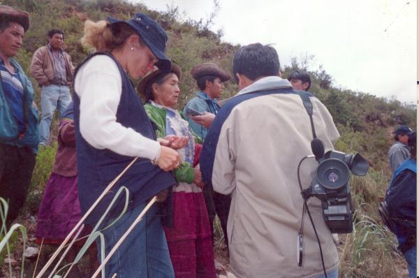 Entrevista miembros de la Comisión de la Verdad y Reconciliación en el distrito de Chuschi - Ayacucho