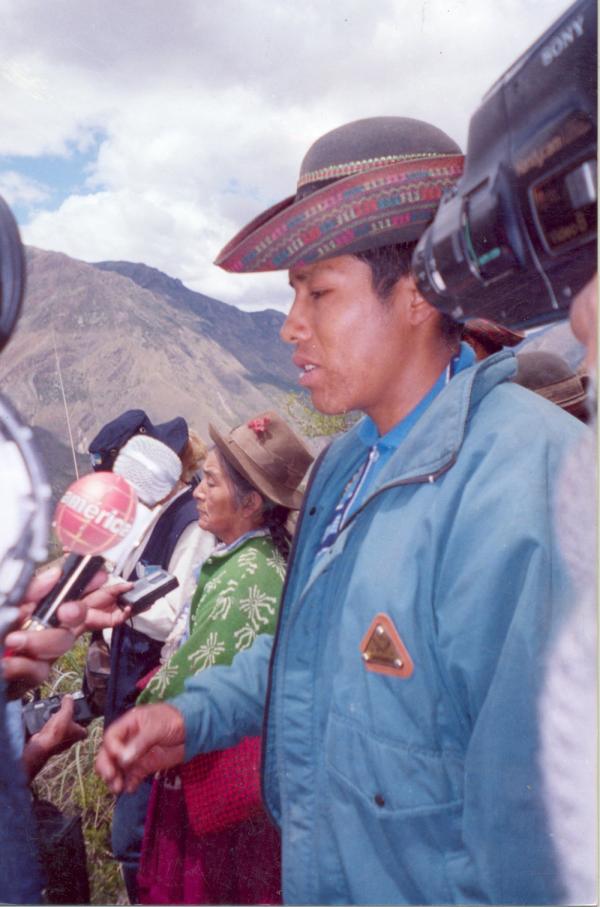 Entrevista miembros de la Comisión de la Verdad y Reconciliación en el distrito de Chuschi - Ayacucho