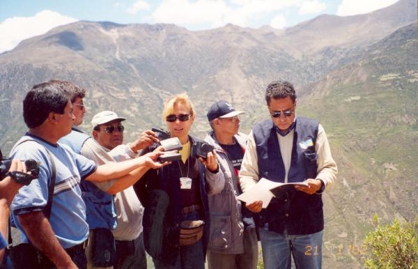 Entrevista miembros de la Comisión de la Verdad y Reconciliación en el distrito de Chuschi - Ayacucho