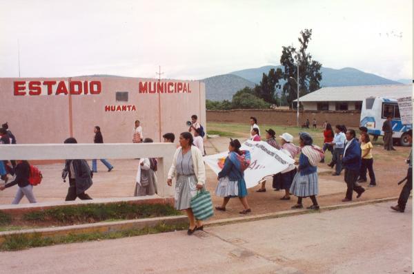 Movilización e Inspección del Estadio Municipal de Huanta