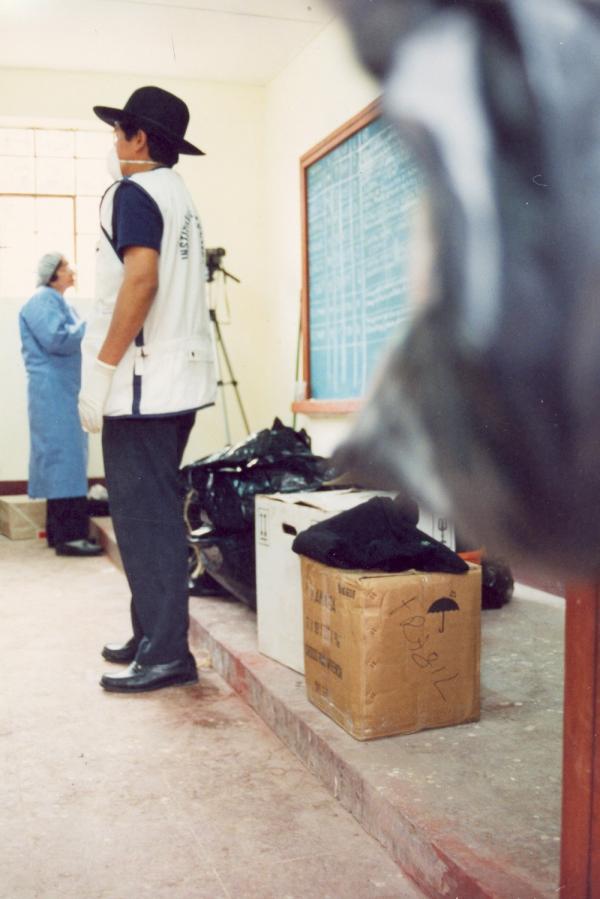 Traslado de Restos a Morgue Provisional de Quispillacta