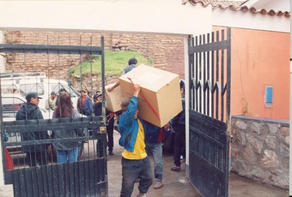 Traslado de Restos a Morgue Provisional de Quispillacta
