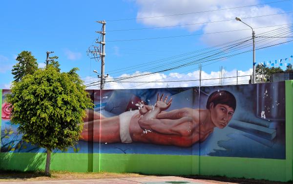 22. Mural "Interrogatorio"