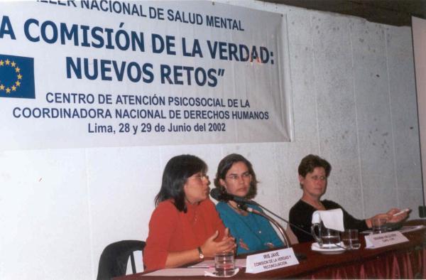 Taller Nacional de Salud Mental de la Comisión de la Verdad y Reconciliación: Nuevos retos - Lima
