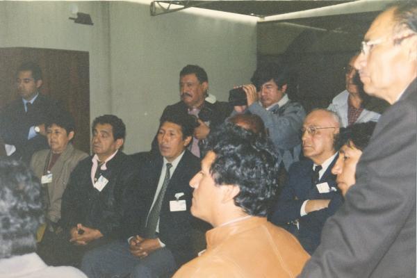 Movilización de la Asociación Nacional de Periodistas a la Comisión de la Verdad y Reconciliación en San Isidro