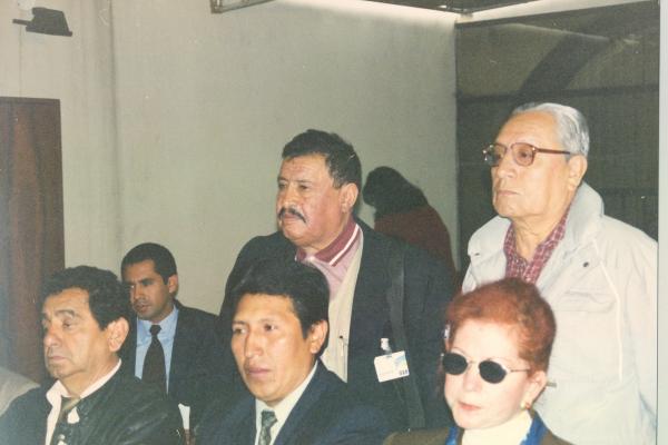 Movilización de la Asociación Nacional de Periodistas a la Comisión de la Verdad y Reconciliación en San Isidro