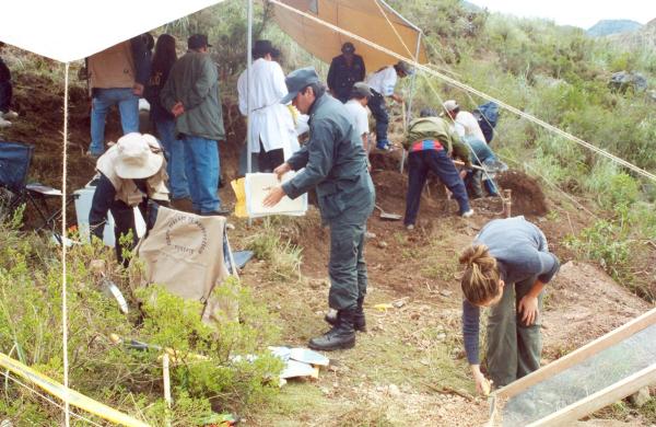 Exhumacion de Restos en Chuschi