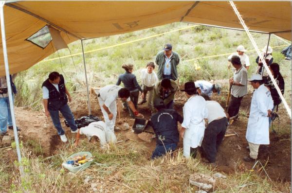 Exhumacion de Restos en Chuschi