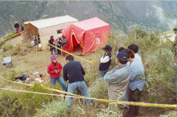 Exhumacion de Restos en Chuschi