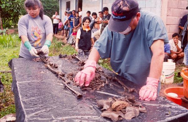 Exhumación de restos Cooperativa Nueva Arequipa - Tocache
