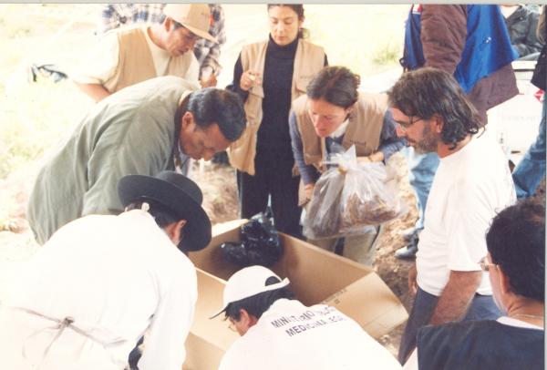 Exhumacion de Restos en Chuschi