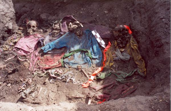 Exhumación de fosas en Santiago de Lucanamarca - Ayacucho