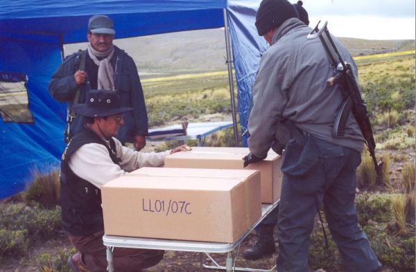 Exhumación de fosas en Santiago de Lucanamarca - Ayacucho