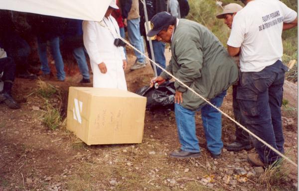 Exhumacion de Restos en Chuschi