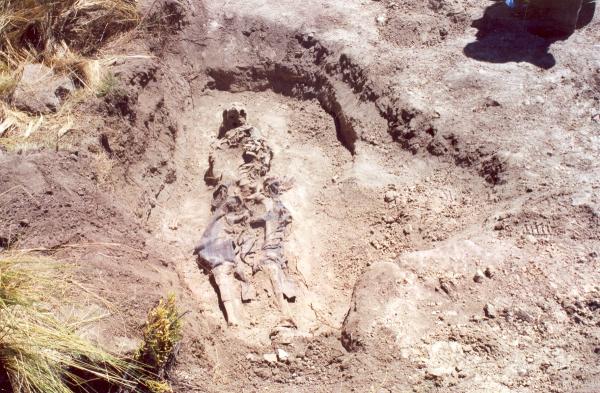 Exhumación de fosas en Santiago de Lucanamarca - Ayacucho