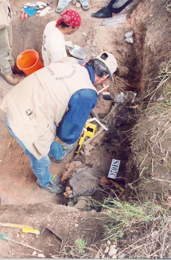 Exhumacion de Restos en Chuschi